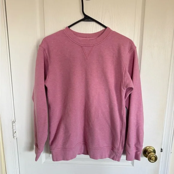 Lululemon All Yours Crew Terry Heathered Azalea Pink - Picture 3 of 5